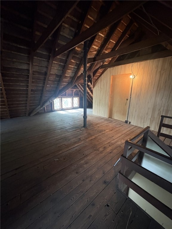 176 Selye Ter, Rochester, NY 14613 - attic with an upstairs landing
