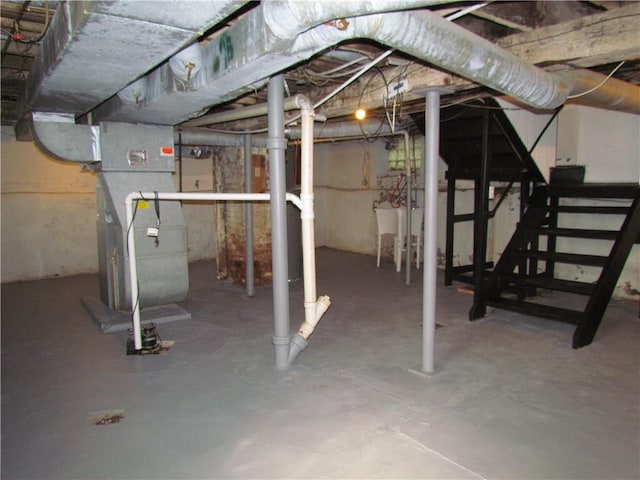 176 Selye Ter, Rochester, NY 14613 - unfinished basement featuring heating unit