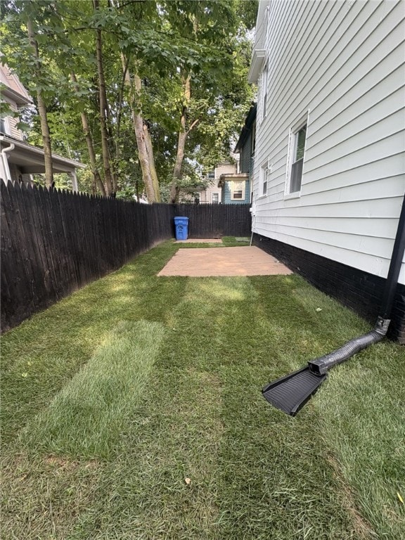 176 Selye Ter, Rochester, NY 14613 - fenced backyard featuring a patio area