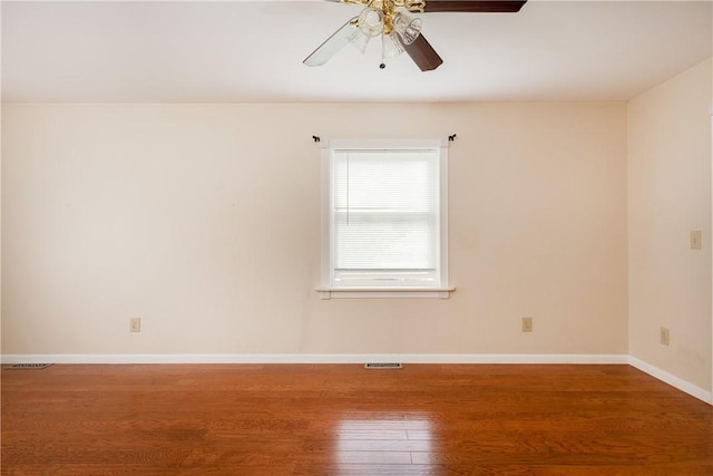 15 Dogwood Ln, Erwin, NY 14870 - spare room with a ceiling fan and wood finished floors