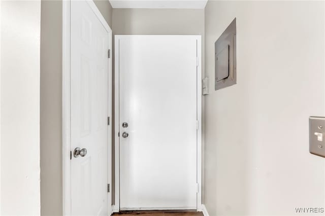 306 Sundown Unit 3C, Amherst, NY 14221 - corridor featuring electric panel