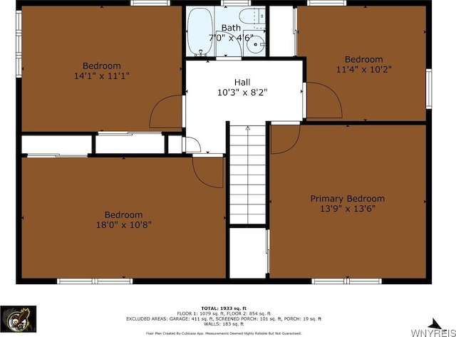 73 Eaglebrook Dr, Orchard Park, NY 14224 - view of home floor plan