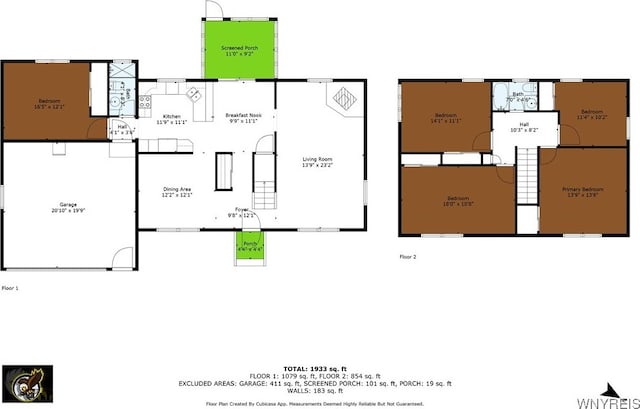 73 Eaglebrook Dr, Orchard Park, NY 14224 - view of property floor plan