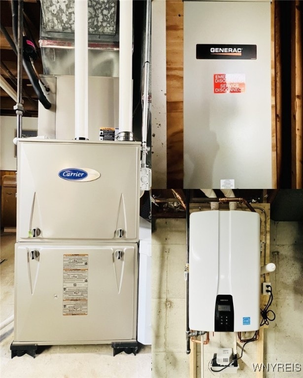 73 Eaglebrook Dr, Orchard Park, NY 14224 - utilities with water heater and heating unit