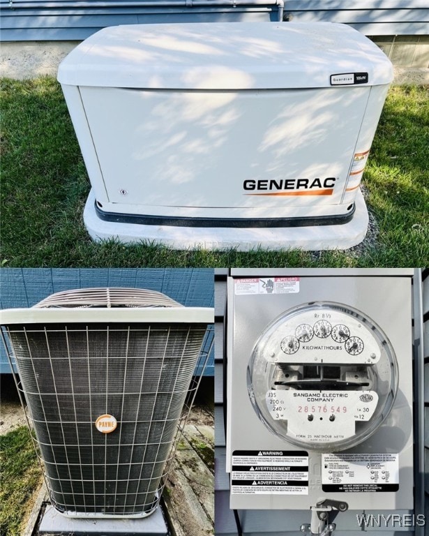 73 Eaglebrook Dr, Orchard Park, NY 14224 - exterior view of a cooling unit and a power unit