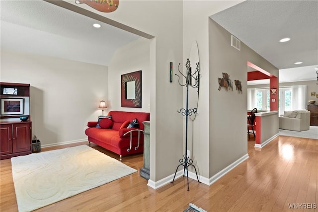 6 Fair Woods Dr, Amherst, NY 14221 - corridor with light wood-type flooring and recessed lighting