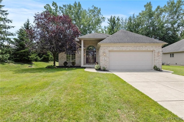6 Fair Woods Dr, Amherst, NY 14221 - single story home featuring an attached garage, brick siding, driveway, and a front yard