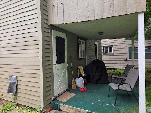 262 E 3rd St, Corning City, NY 14830 - view of patio featuring a grill