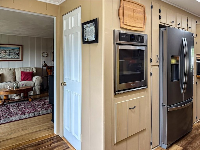 3265 Reading Rd, Reading, NY 14891 - kitchen featuring appliances with stainless steel finishes and wood finished floors