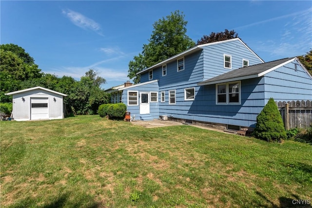 209 Pear Tree Dr, Camillus, NY 13031 - rear view of property with an outdoor structure