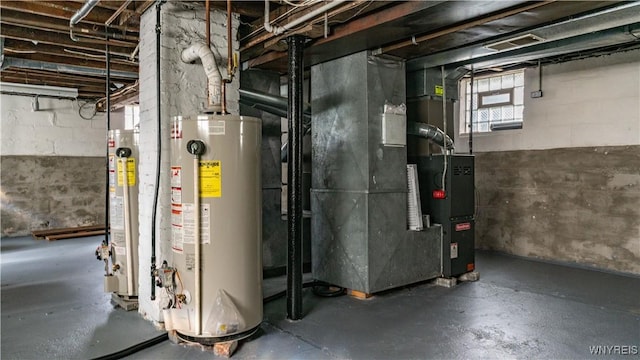 46 Alexander Ave, Cheektowaga, NY 14211 - utilities with water heater and heating unit