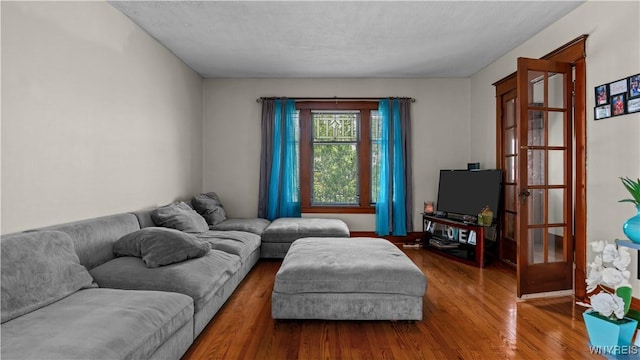46 Alexander Ave, Cheektowaga, NY 14211 - living room featuring wood finished floors