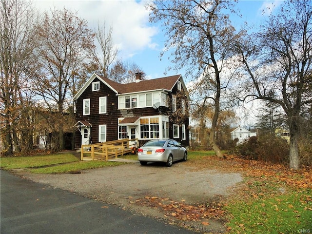 view of front of home