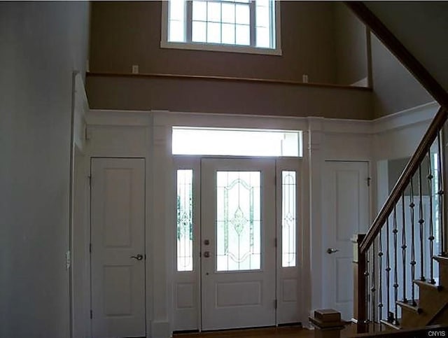 view of entrance foyer