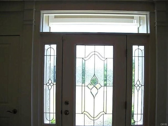 view of entrance foyer