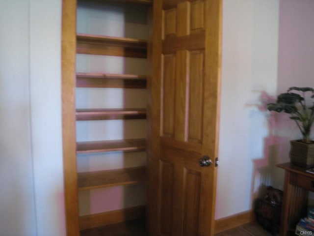 view of closet