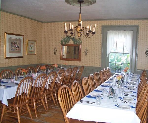 dining area with a chandelier