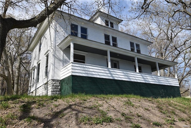 view of rear view of house