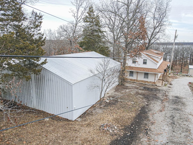 view of property exterior