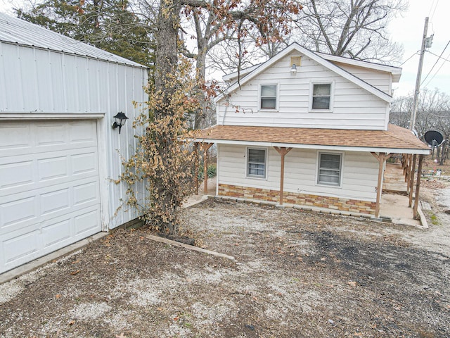 view of home's exterior