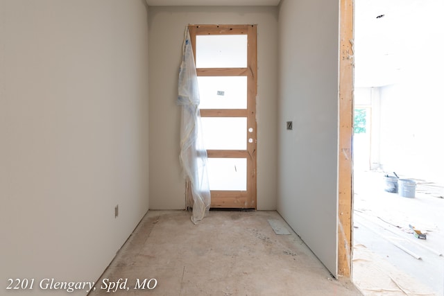 view of doorway to outside