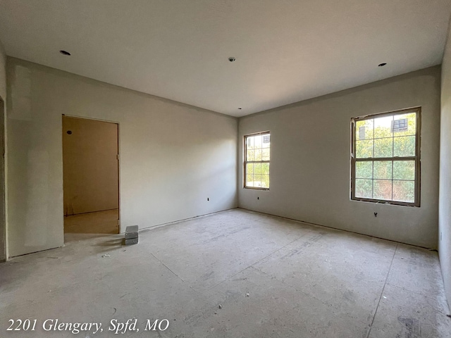 view of unfurnished room