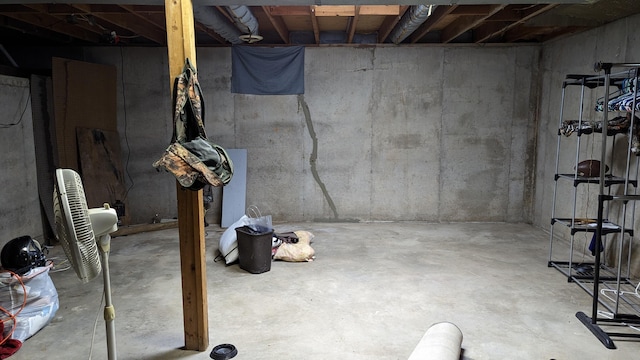 1404 6th St, Monett, MO 65708 - view of unfinished basement
