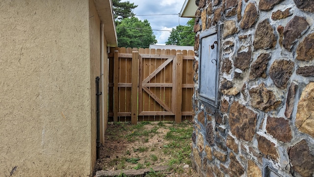 view of gate