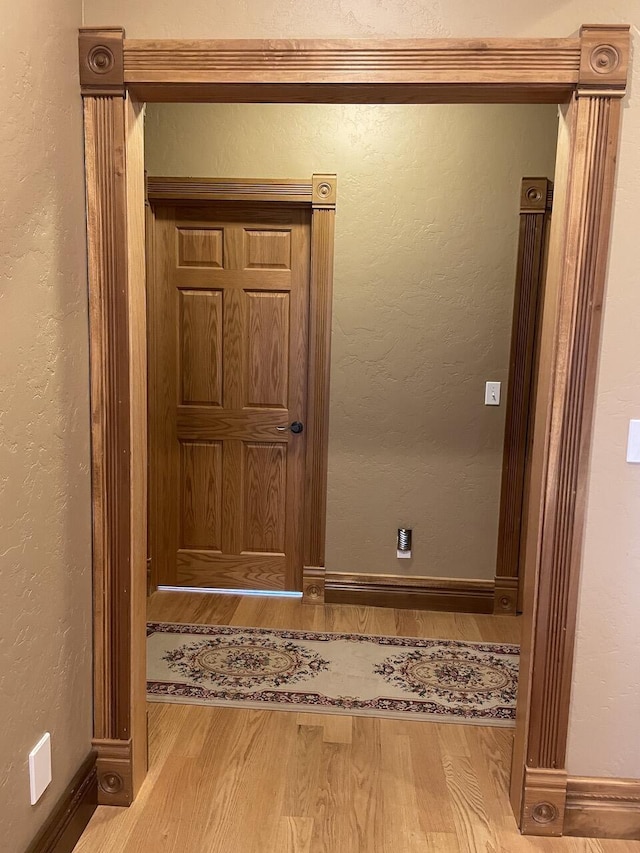 1179 County Road 1050, Willow Springs, MO 65793 - hallway with baseboards and wood finished floors