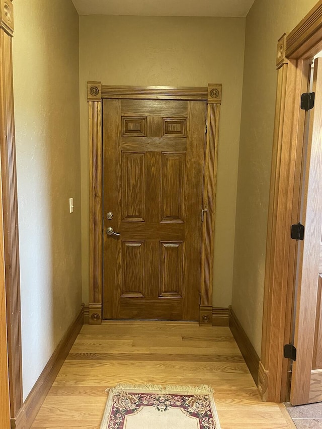 1179 County Road 1050, Willow Springs, MO 65793 - corridor with baseboards and light wood-style floors