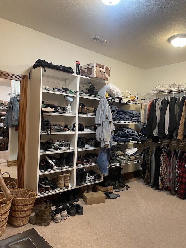 1179 County Road 1050, Willow Springs, MO 65793 - walk in closet featuring carpet and visible vents