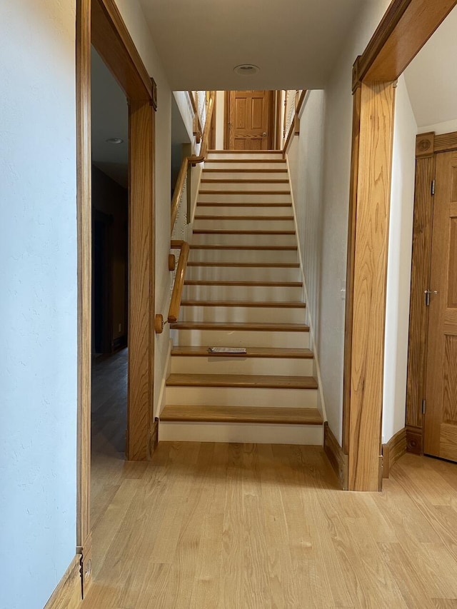 1179 County Road 1050, Willow Springs, MO 65793 - stairway with wood finished floors