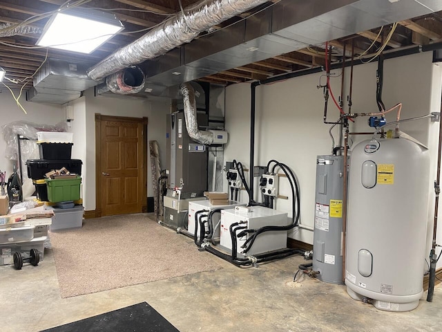 1179 County Road 1050, Willow Springs, MO 65793 - unfinished below grade area featuring water heater and electric water heater