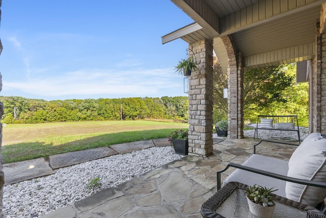 view of patio