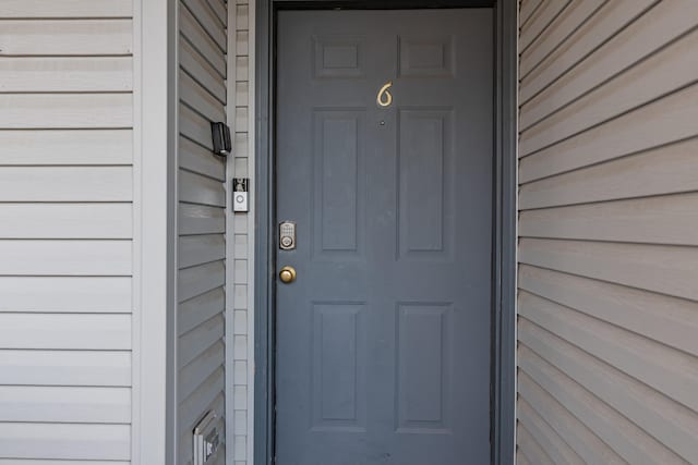 view of entrance to property