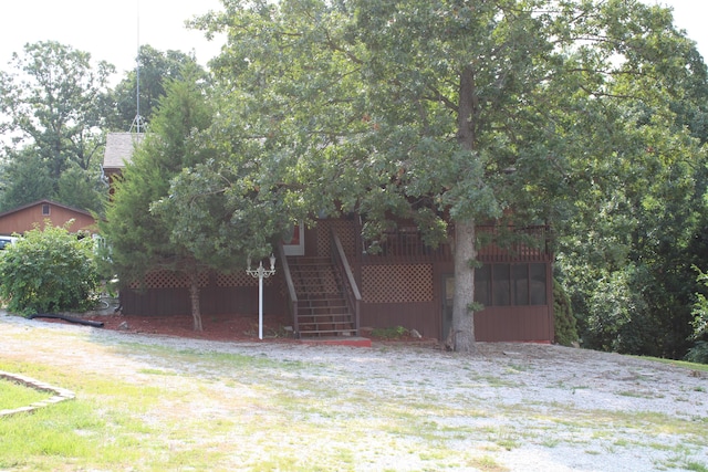 26020 Sharon Ln, Warsaw, MO 65355 - exterior space with stairway