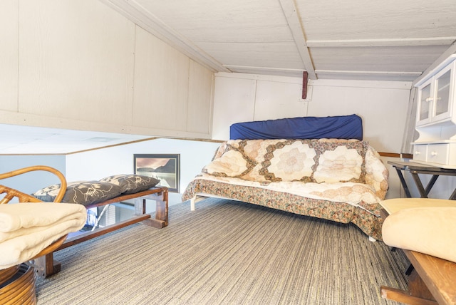 sitting room featuring carpet flooring