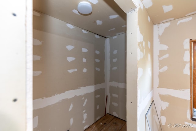 interior space featuring wood finished floors