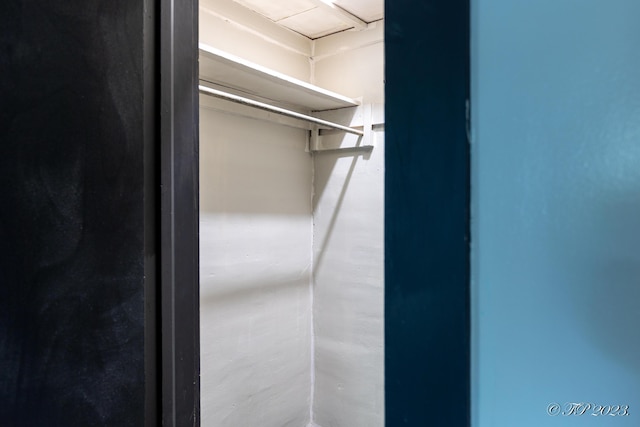 view of closet