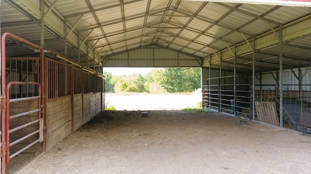 view of stable