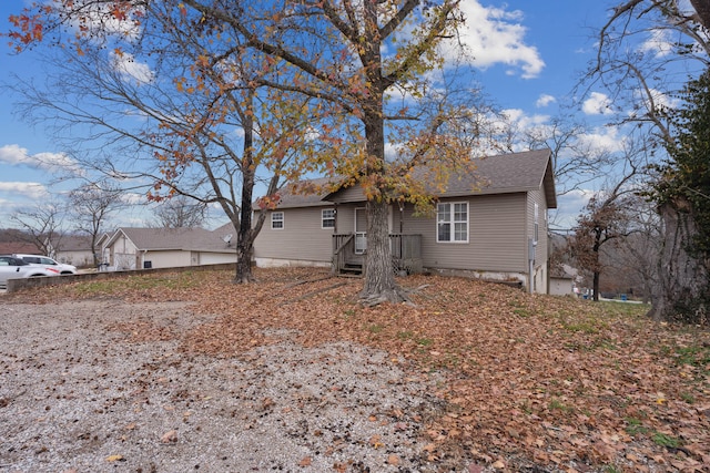 view of front of property