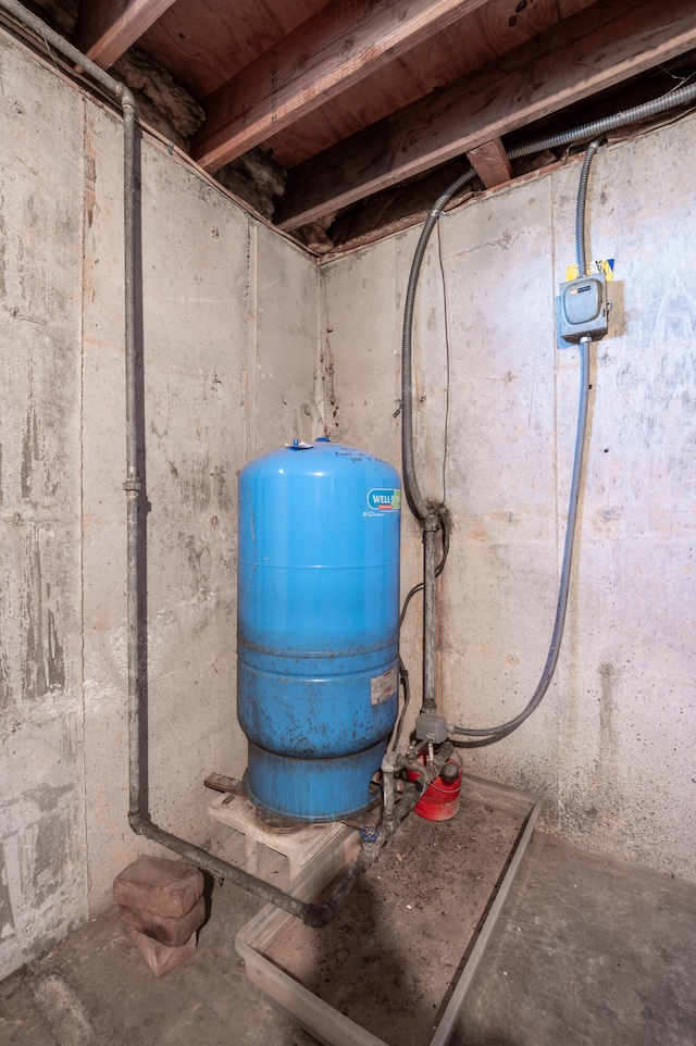 view of utility room