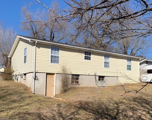 view of rear view of property