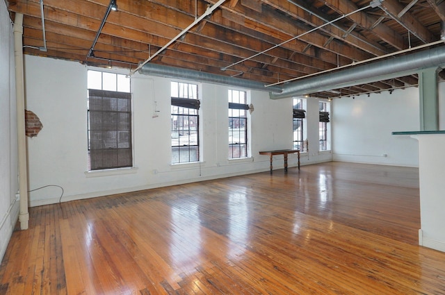 interior space featuring hardwood / wood-style flooring