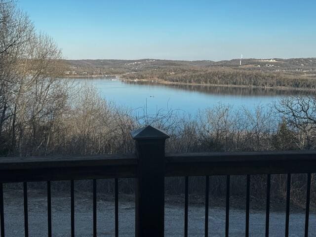 view of water feature