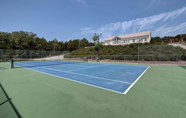 view of sport court