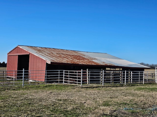 view of stable