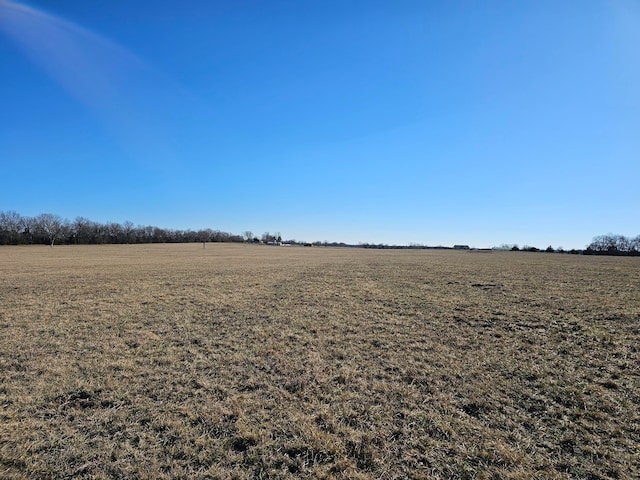 view of landscape featuring a rural view