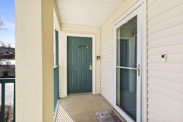 view of property entrance