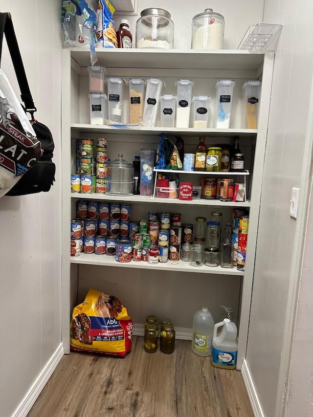 view of pantry